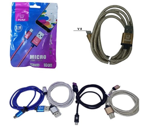 Cable Micro USB Acordonado 6232ii